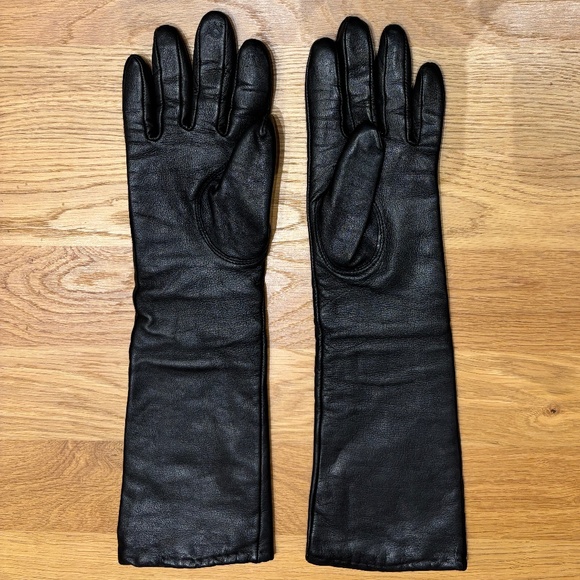 Club Monaco Accessories - Cashmere & Wool Lined Leather Winter Gloves - Club Monaco